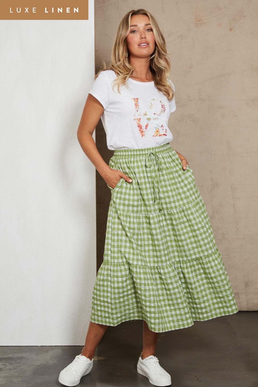 Clothing eb&ive Skirts | Mimosa Skirt - Evergreen