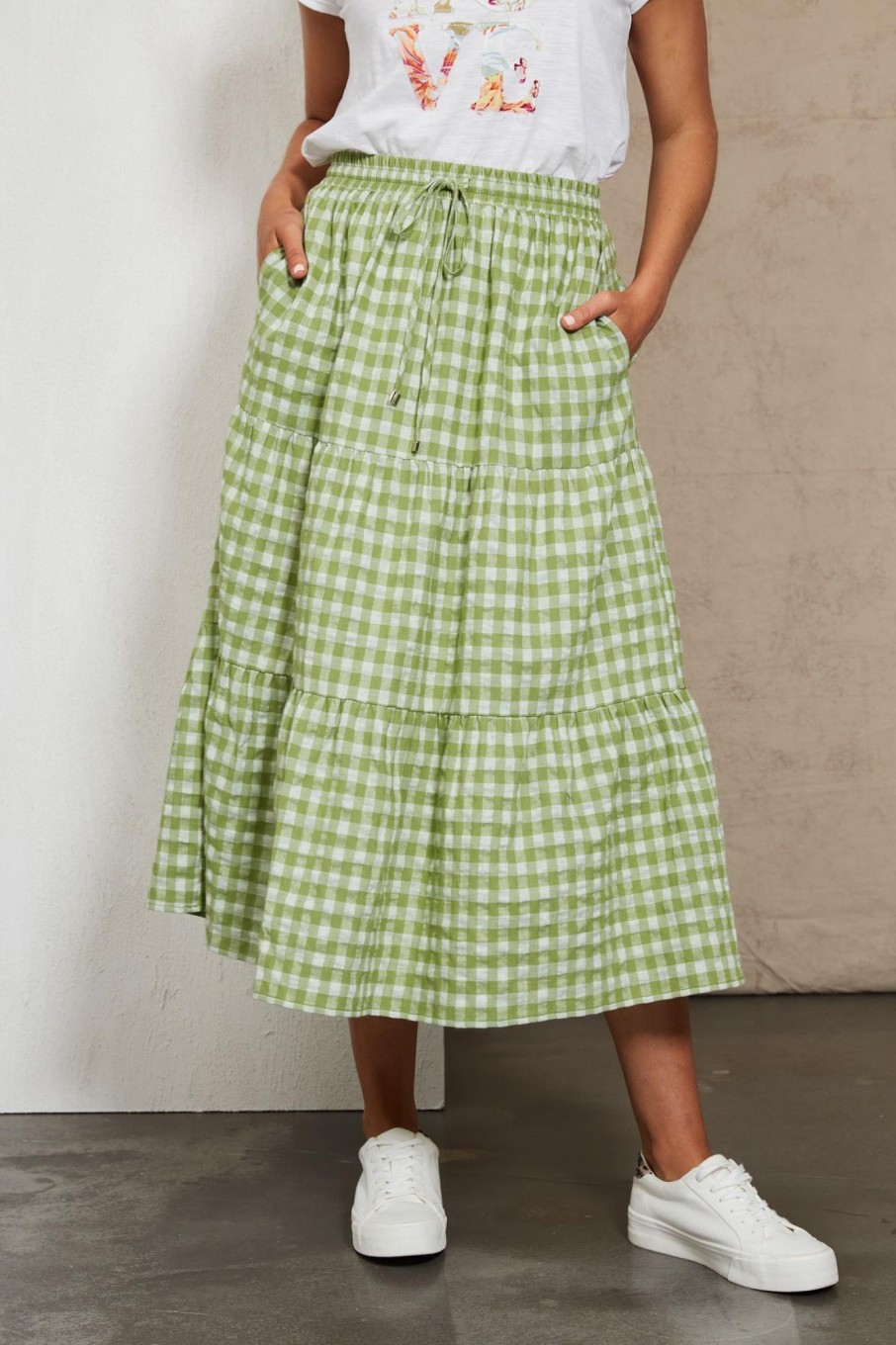 Clothing eb&ive Skirts | Mimosa Skirt - Evergreen