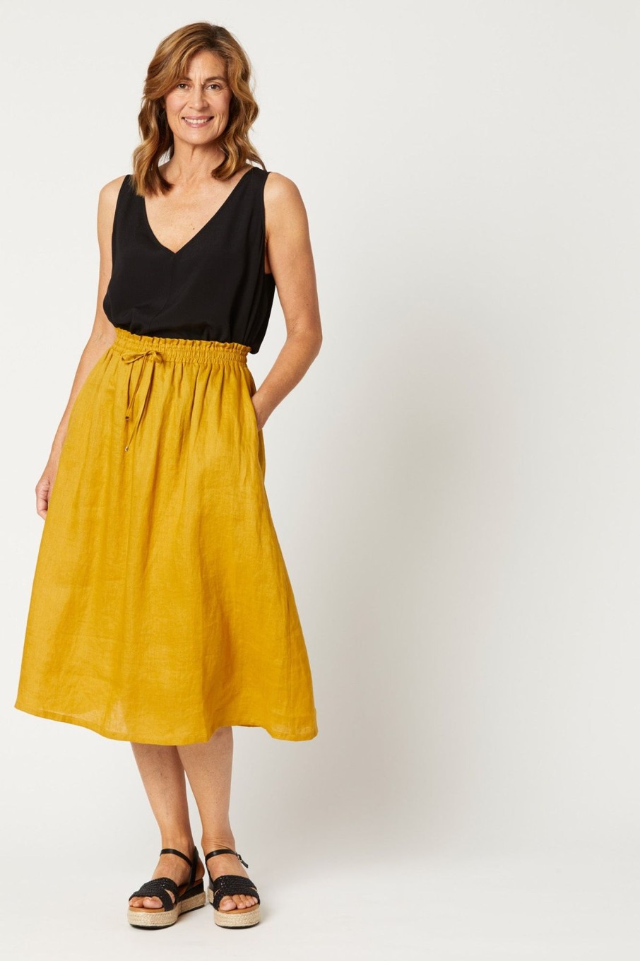 Clothing eb&ive Skirts | Nala Skirt - Honey