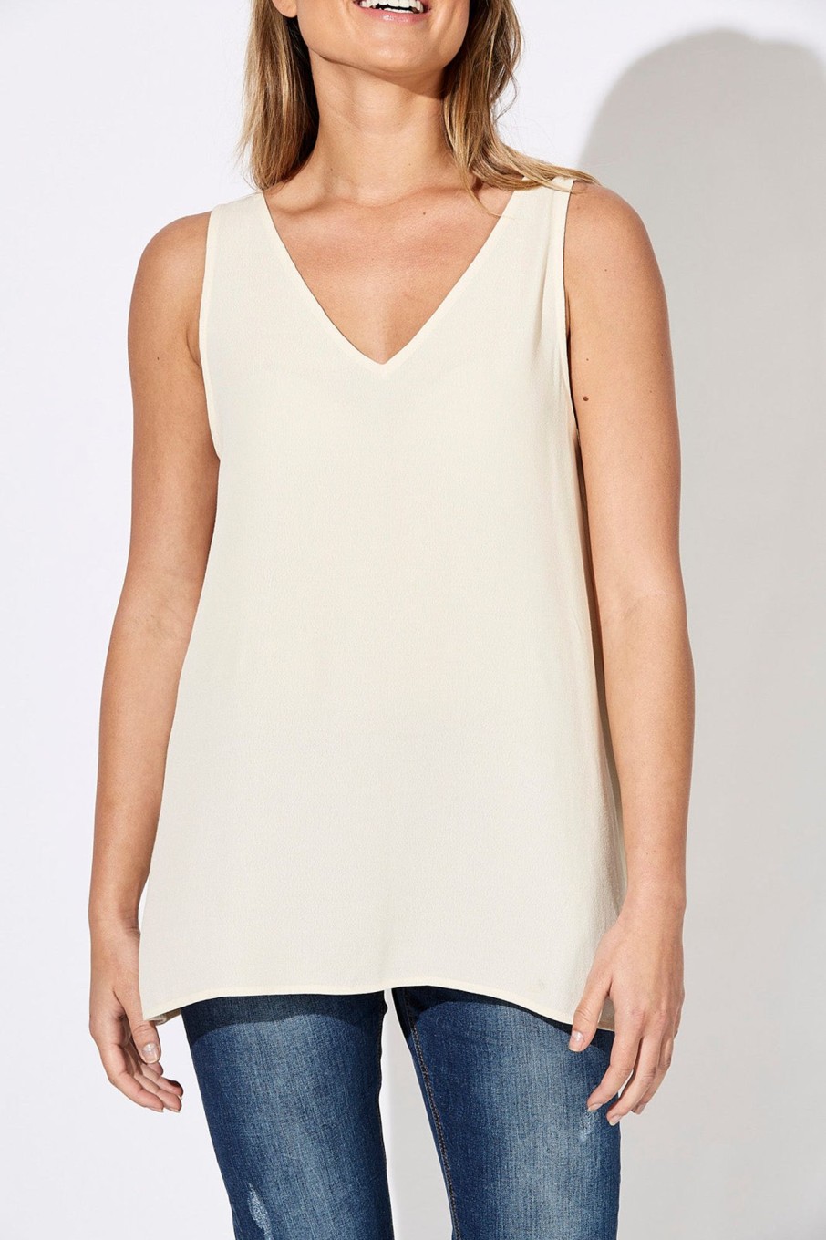 Clothing eb&ive Tanks | Basic Tank - Bisque