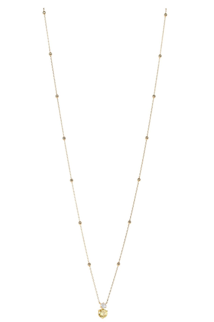 Accessories eb&ive Necklaces | Instinctive Necklace - Citrine