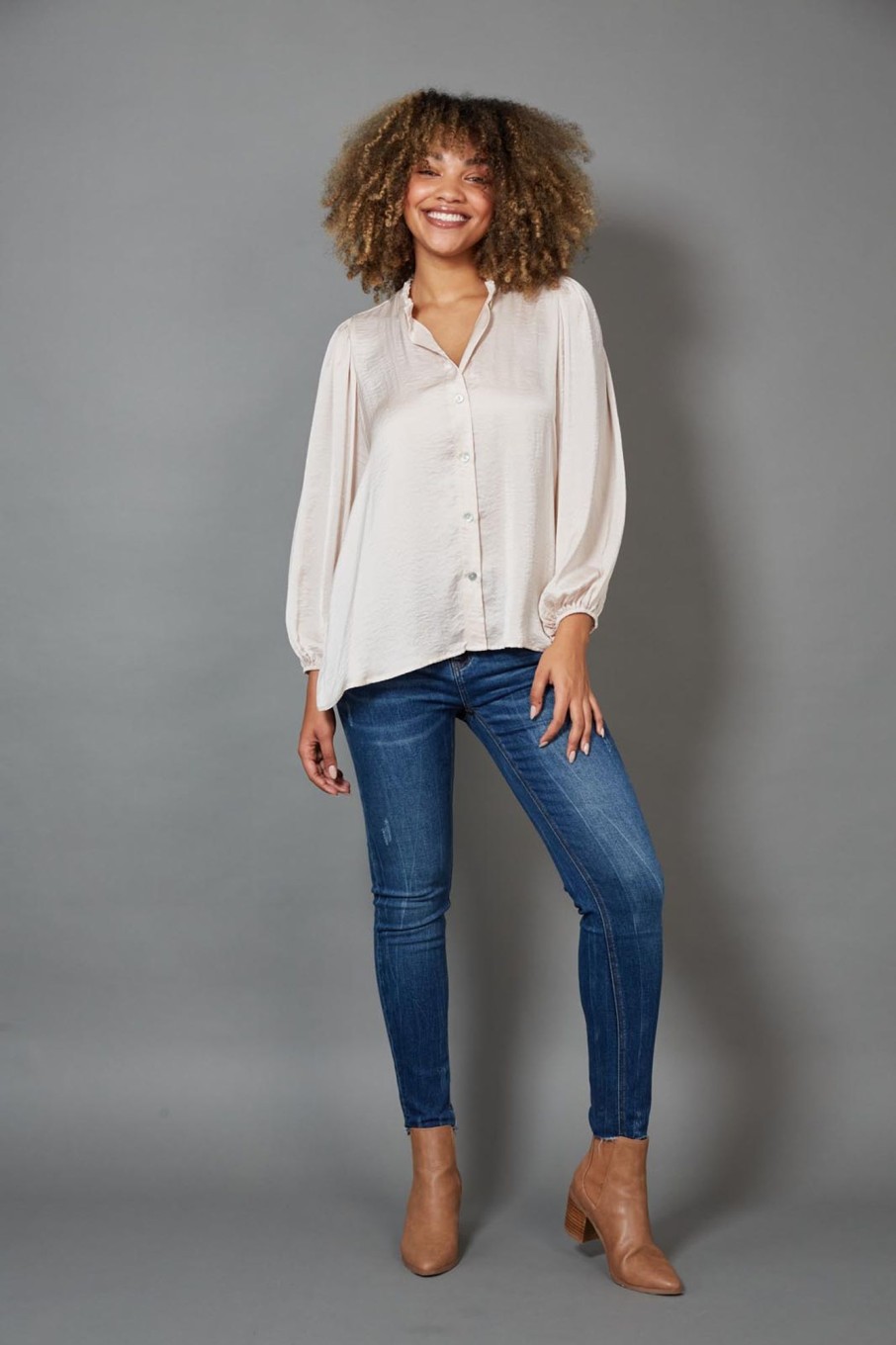 Clothing eb&ive Blouses | Winona Blouse - Pearl