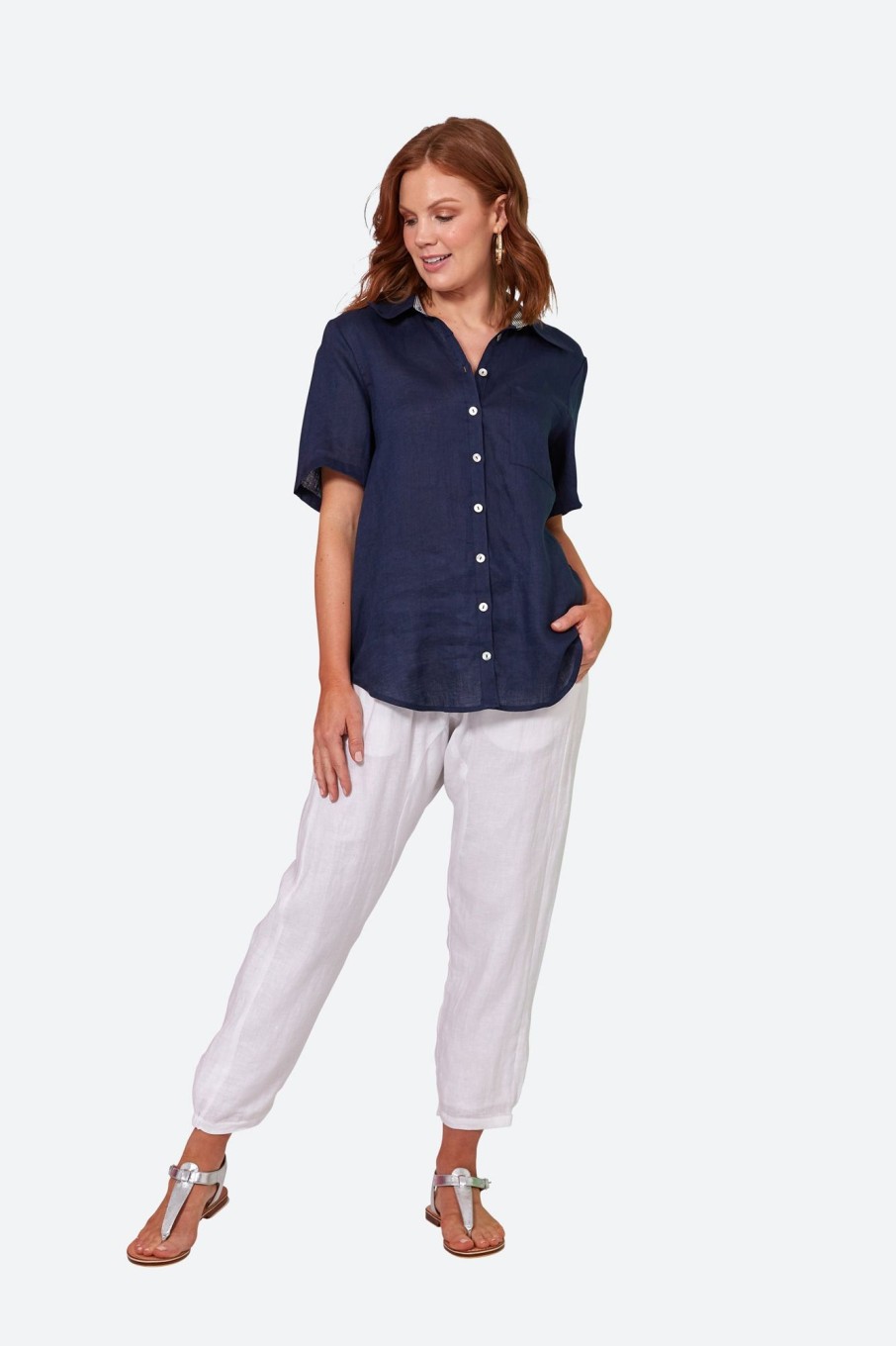 Clothing eb&ive Shirts | La Vie Shirt - Sapphire