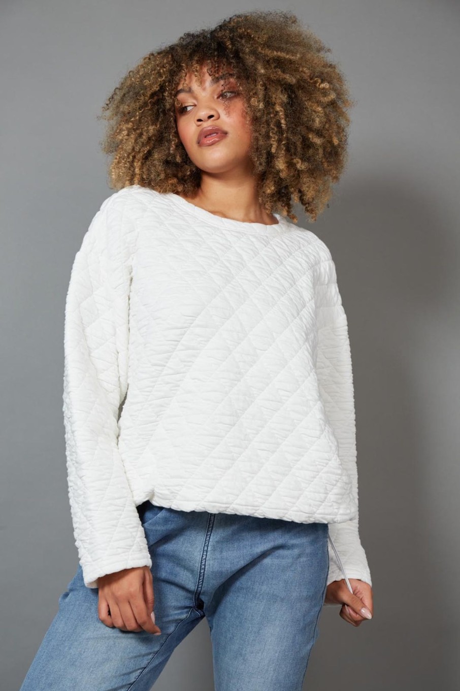 Clothing eb&ive Jumpers | La Vida Jumper - Blanc