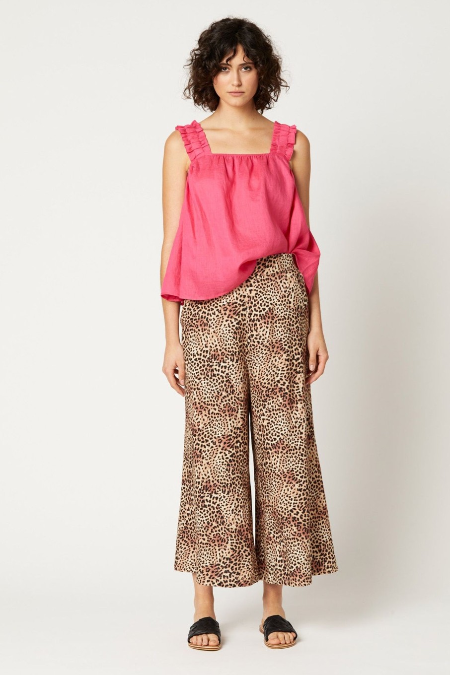 Clothing eb&ive Pants | Nala Wide Leg Pant - Cheetah