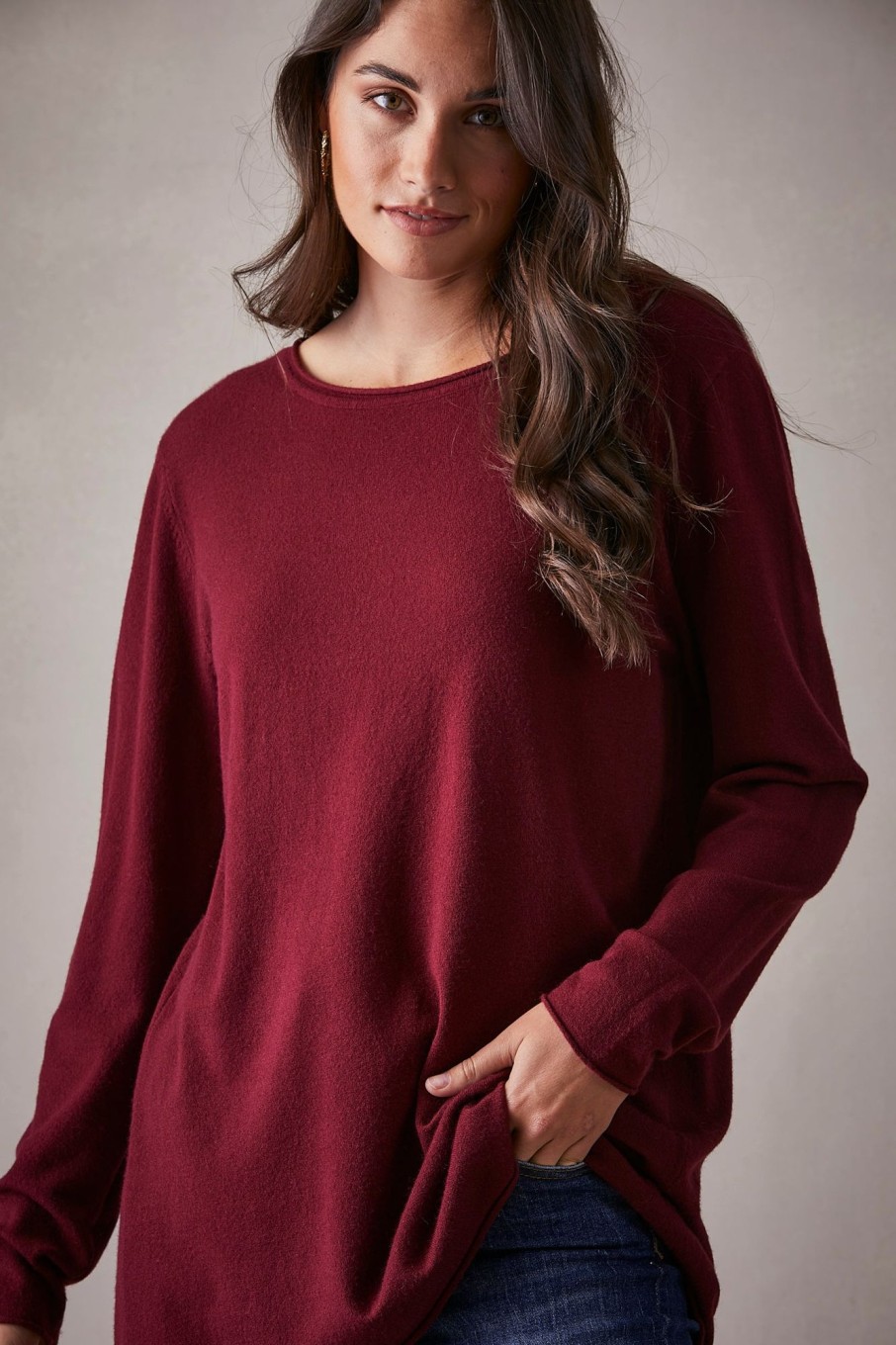 Clothing eb&ive Jumpers | Gunyah Knit - Mulberry