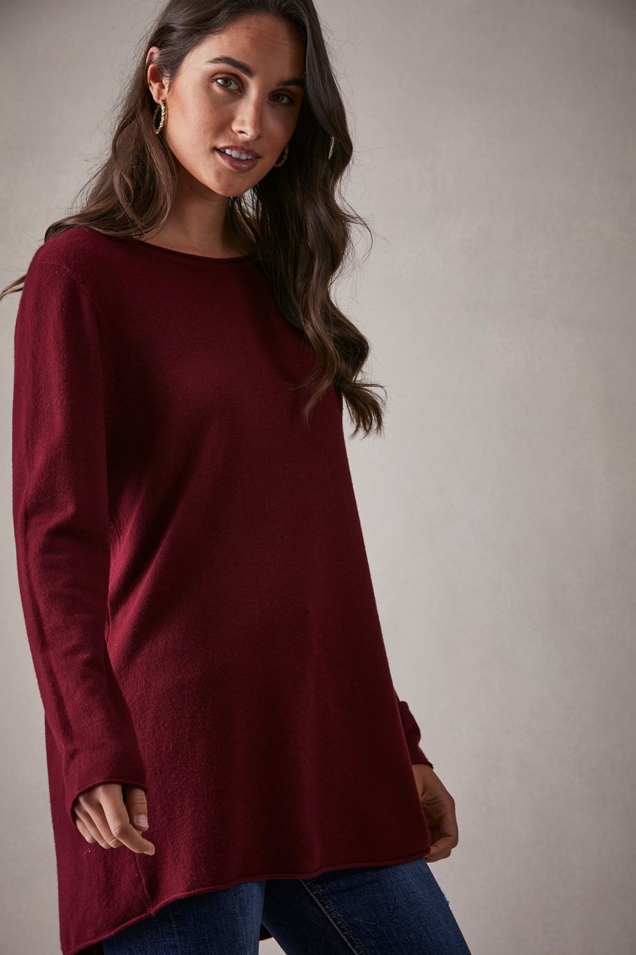 Clothing eb&ive Jumpers | Gunyah Knit - Mulberry