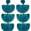 Accessories eb&ive Earrings | Milli Layer Earring - Teal