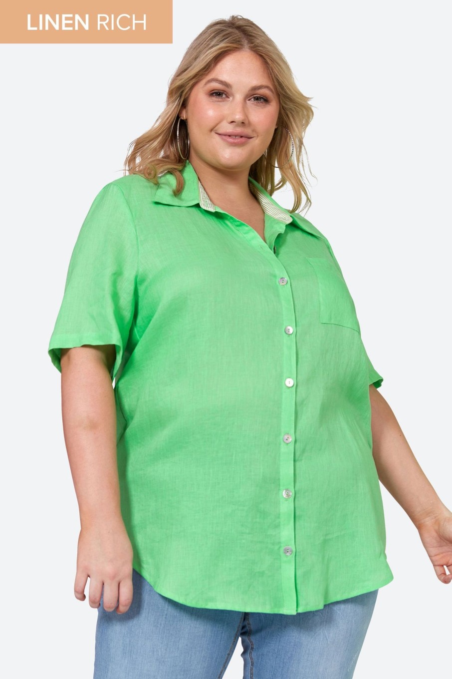 Clothing eb&ive Shirts | La Vie Shirt - Kiwi