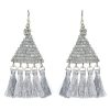 Accessories eb&ive Earrings | Marra Tassel Earring - Silver