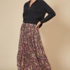 Clothing eb&ive Skirts | Milli Skirt - Black Ditsy