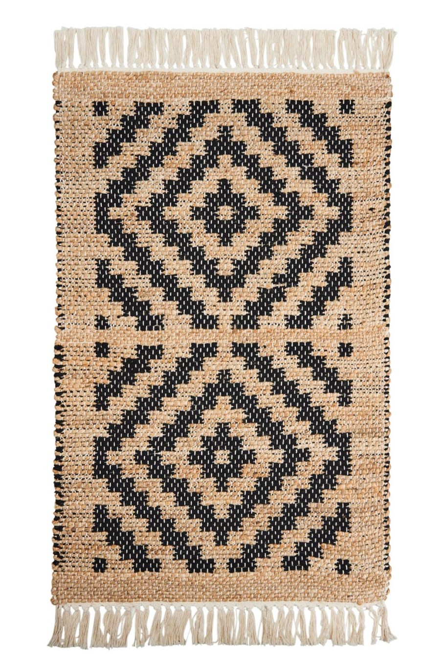 Homewares eb&ive Door Rugs | Te Amo Door Rug - Ebony/Jute