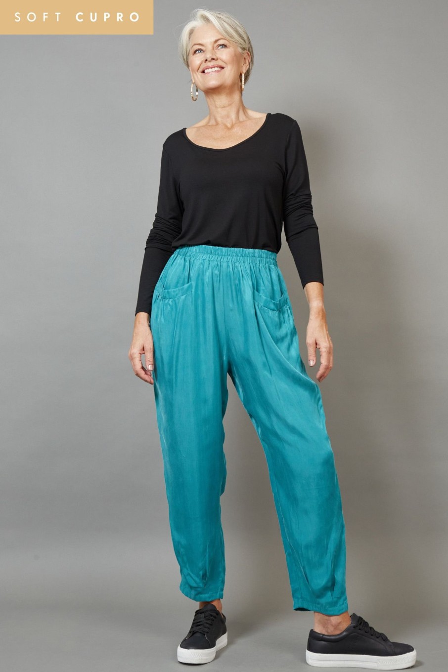 Clothing eb&ive Pants | Vienetta Relaxed Pant - Teal