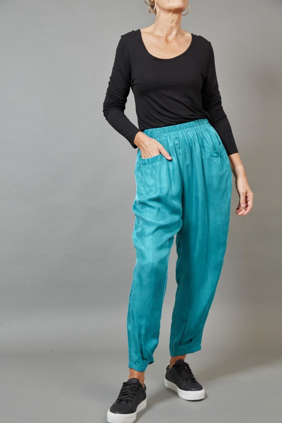 Clothing eb&ive Pants | Vienetta Relaxed Pant - Teal