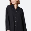 Clothing eb&ive Shirts | Studio Oversize Shirt - Ebony