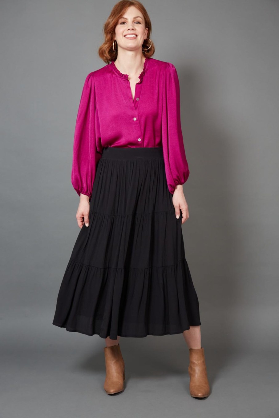 Clothing eb&ive Skirts | Milli Skirt - Ebony