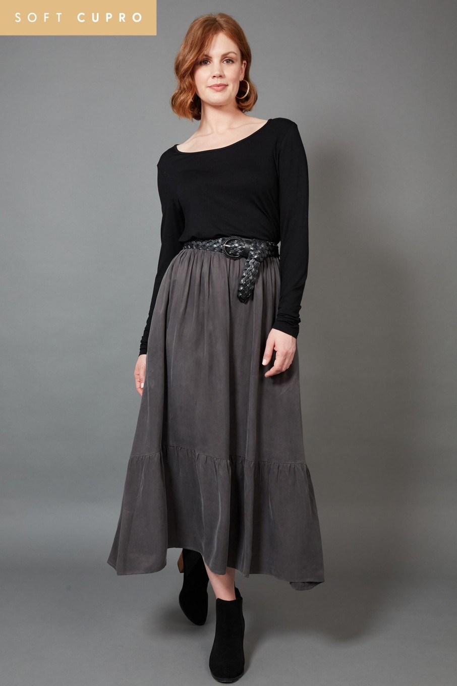 Clothing eb&ive Skirts | Vienetta Maxi Skirt - Fossil