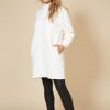 Clothing eb&ive Short Dresses | La Vida Relaxed Top/Dress - Blanc