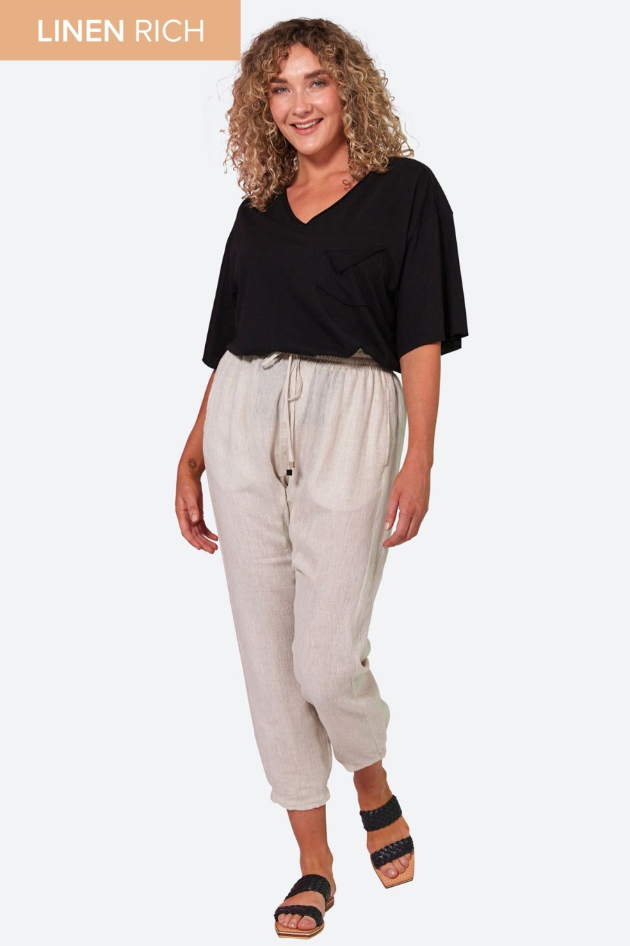 Clothing eb&ive Pants | Studio Relaxed Pant - Tusk