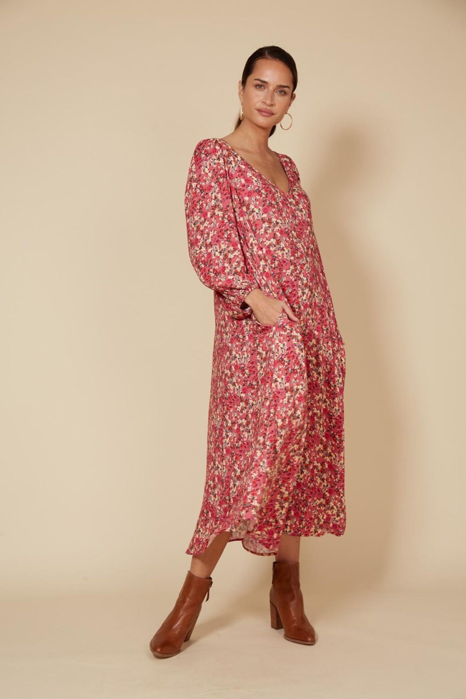 Clothing eb&ive Maxi Dresses | Milli Maxi - Rose Ditsy