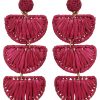 Accessories eb&ive Earrings | Milli Layer Earring - Mulberry