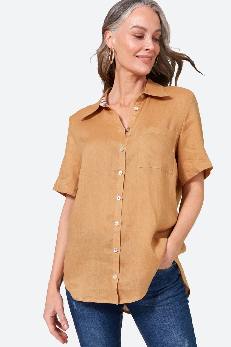 Clothing eb&ive Shirts | La Vie Shirt - Caramel