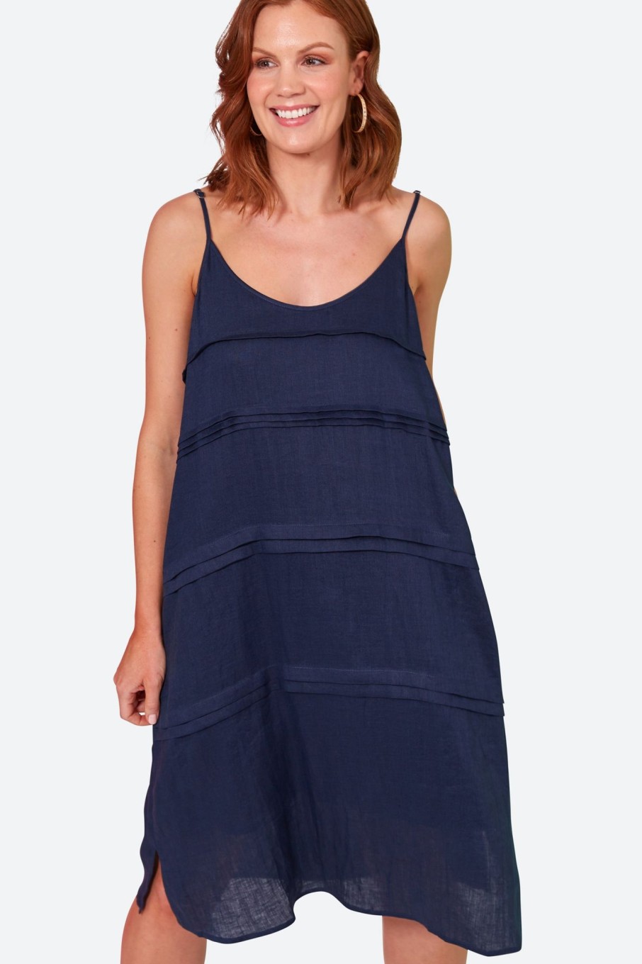 Clothing eb&ive Mid-Length Dresses | La Vie Tank Dress - Sapphire