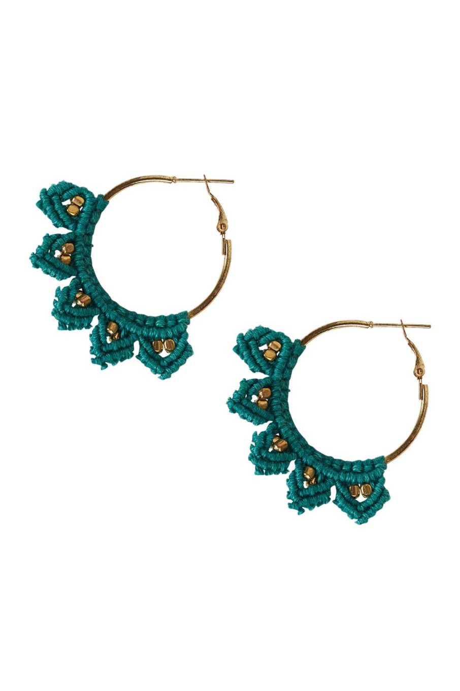 Accessories eb&ive Earrings | Diaz Crochet Earring - Teal