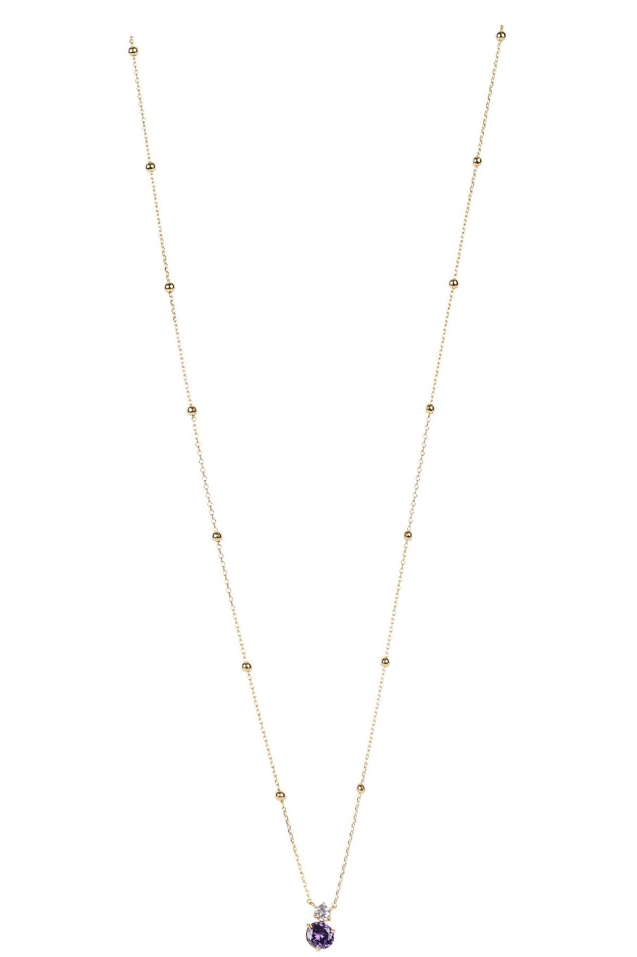 Accessories eb&ive Necklaces | Instinctive Necklace - Amethyst