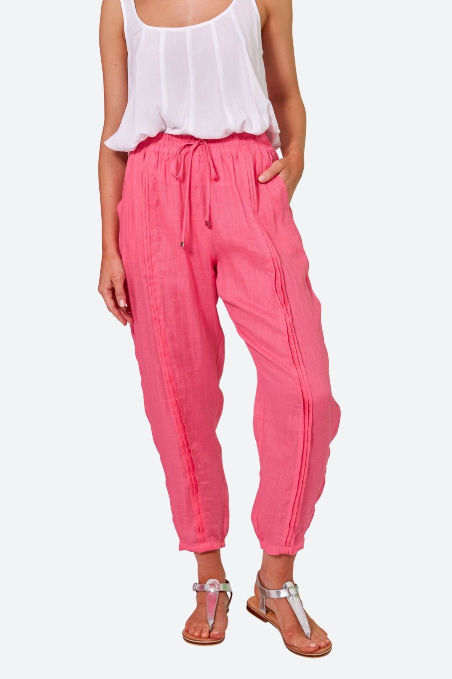 Clothing eb&ive Pants | La Vie Pintuck Pant - Candy