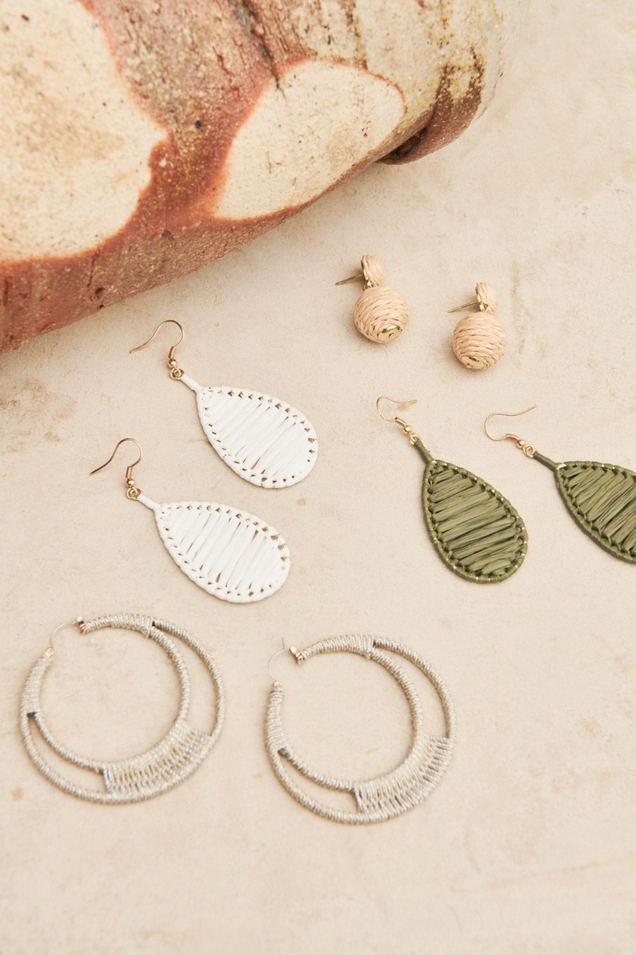 Accessories eb&ive Earrings | Studio Ball Earring - Tusk