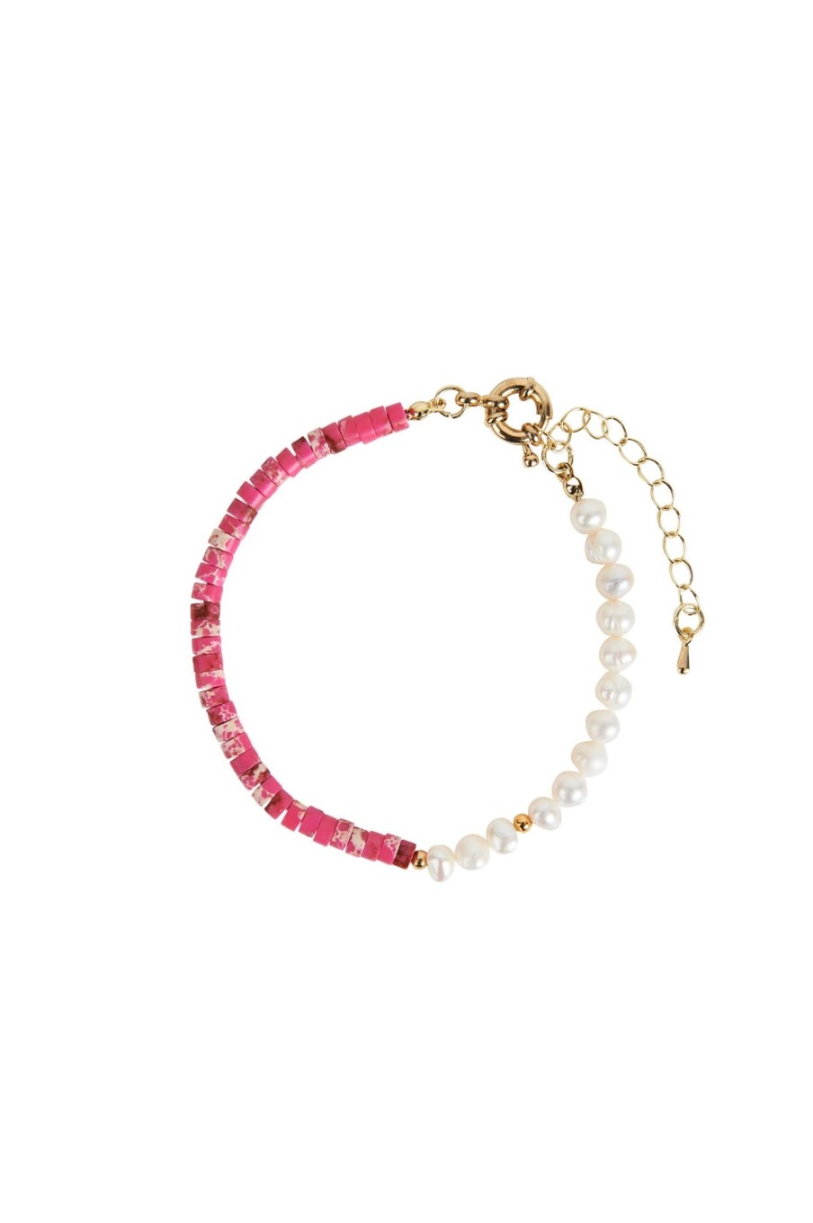 Accessories eb&ive Bracelets & Bangles | Plumeria Pearl Bracelet - Candy