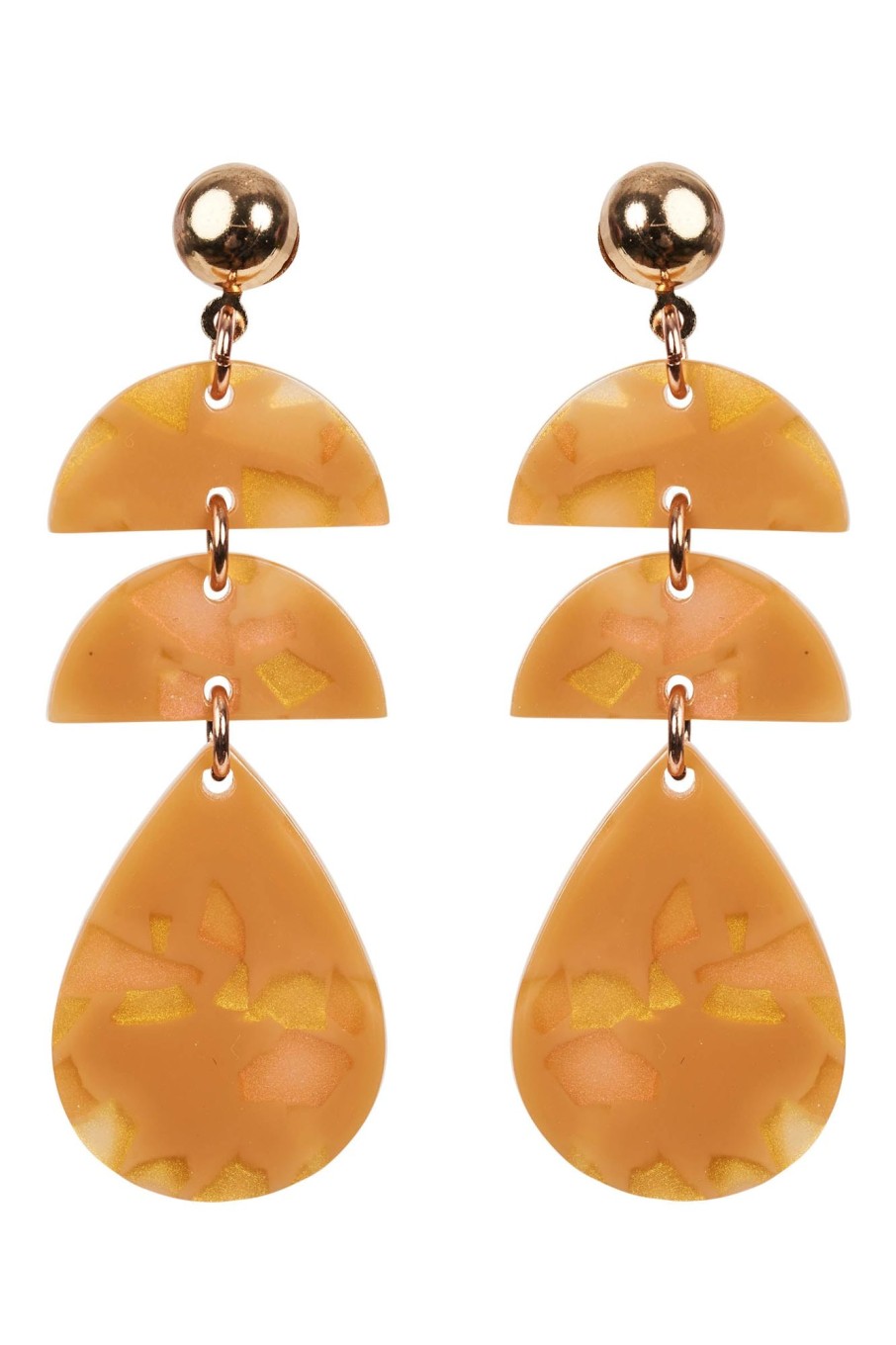 Accessories eb&ive Earrings | Elan Drop Earring - Honey