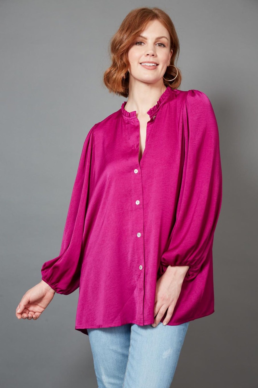 Clothing eb&ive Blouses | Winona Blouse - Mulberry