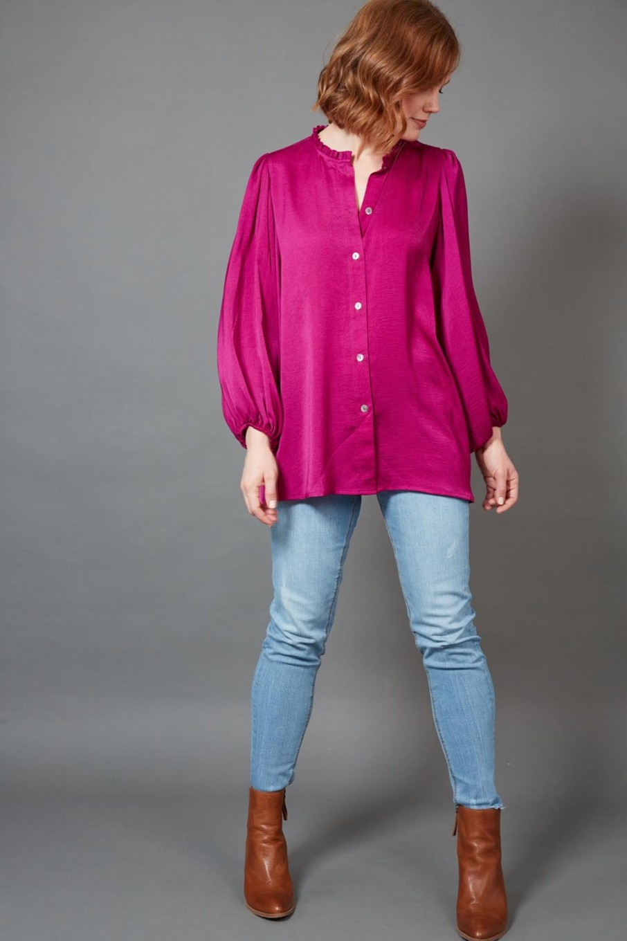 Clothing eb&ive Blouses | Winona Blouse - Mulberry