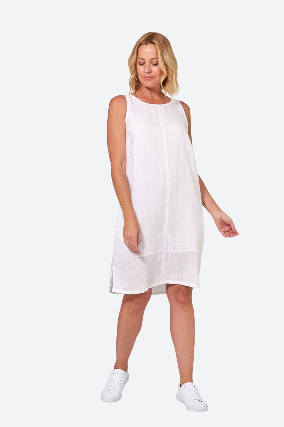 Clothing eb&ive Short Dresses | Studio Midi Dress - Salt