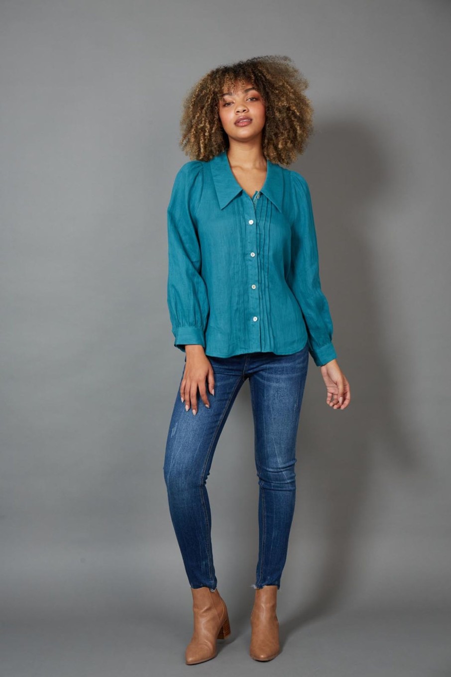 Clothing eb&ive Blouses | Diaz Blouse - Teal