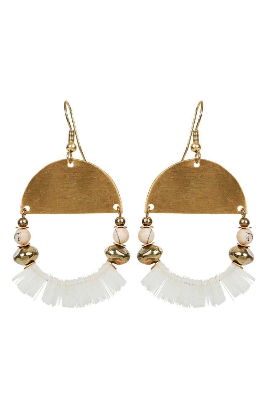 Accessories eb&ive Earrings | Soma Beaded Earring - Tassel Ring