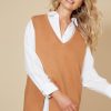 Clothing eb&ive Knits | Cleo Vest - Caramel