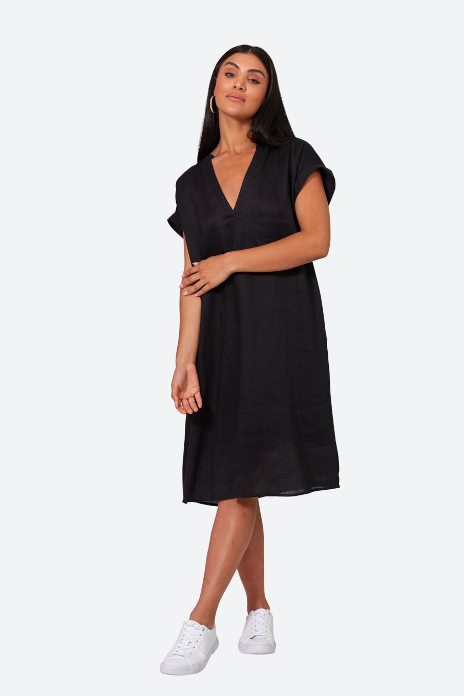 Clothing eb&ive Short Dresses | Studio Dress - Ebony