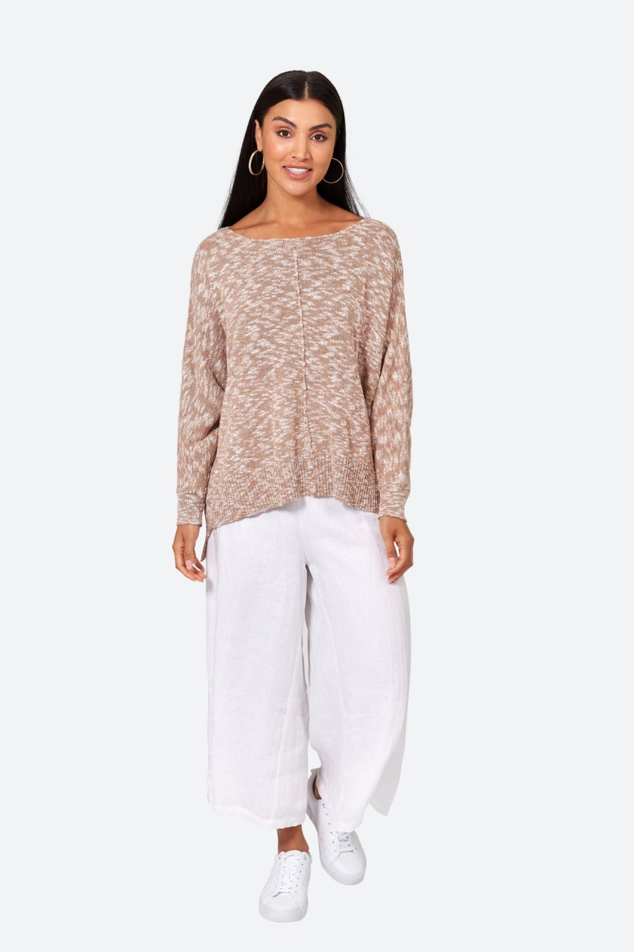 Clothing eb&ive Jumpers | Jovial Jumper - Toffee