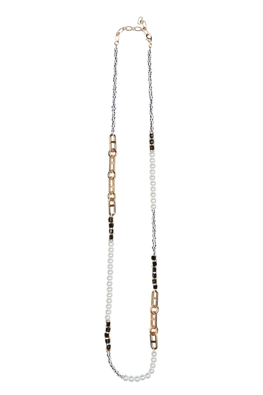 Accessories eb&ive Necklaces | Qualia Beaded Necklace - Oyster