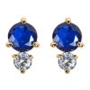 Accessories eb&ive Earrings | Instinctive Earring - Sapphire