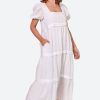 Clothing eb&ive Maxi Dresses | La Vie Pintuck Maxi - Blanc