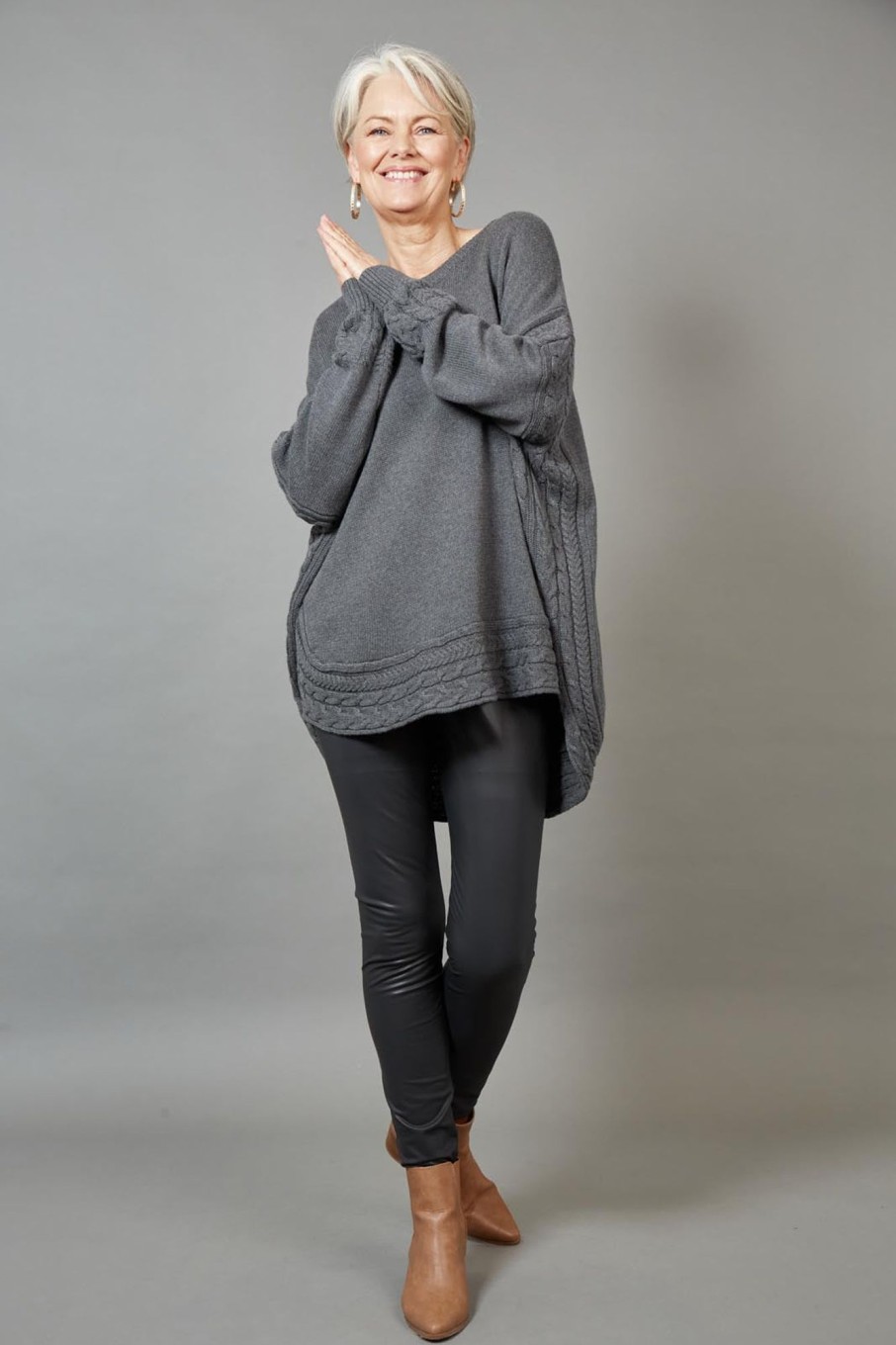 Clothing eb&ive Jumpers | Poppy Knit - Fossil