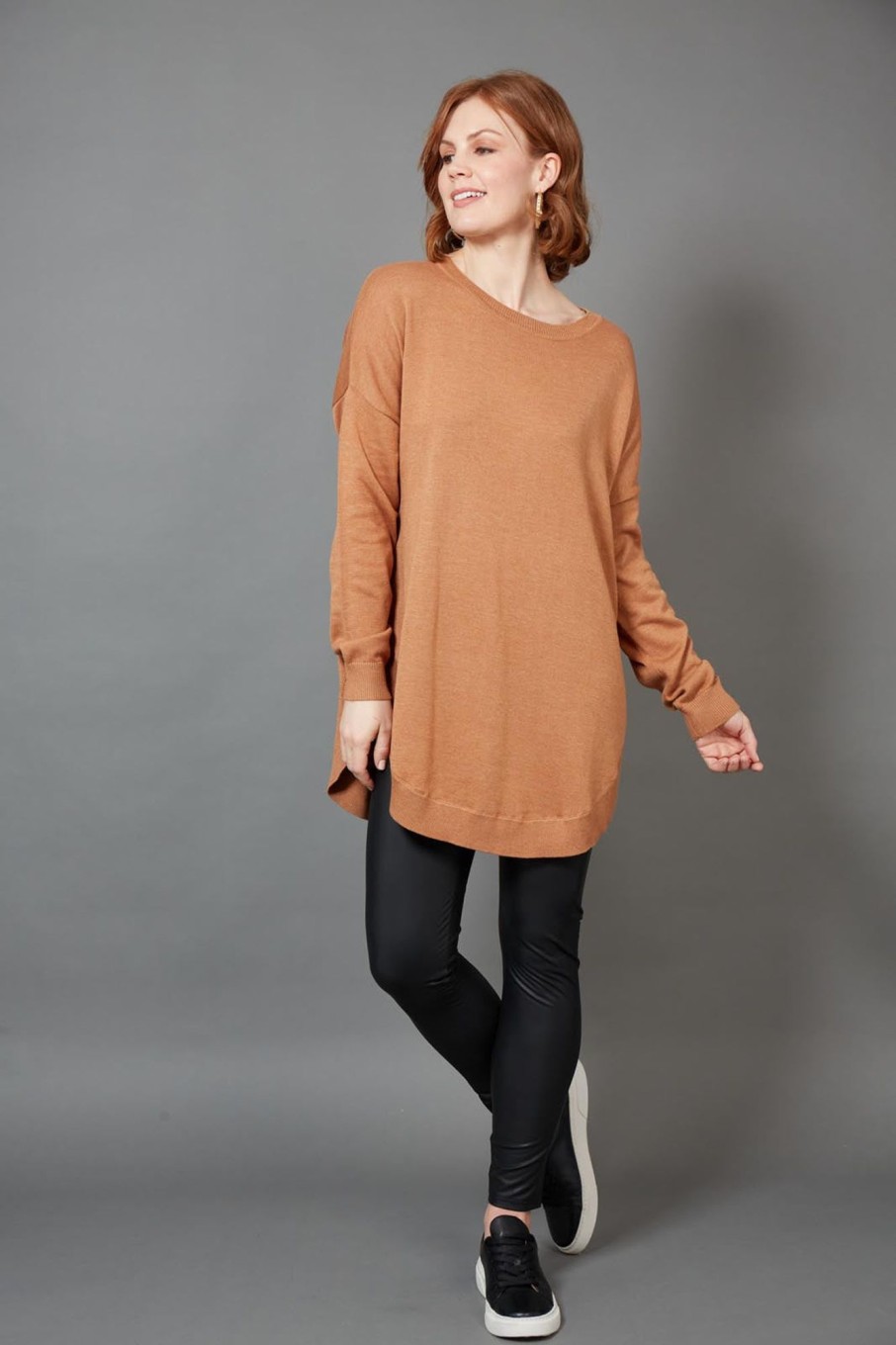 Clothing eb&ive Jumpers | Cleo Jumper - Caramel