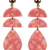 Accessories eb&ive Earrings | Elan Drop Earring - Lychee