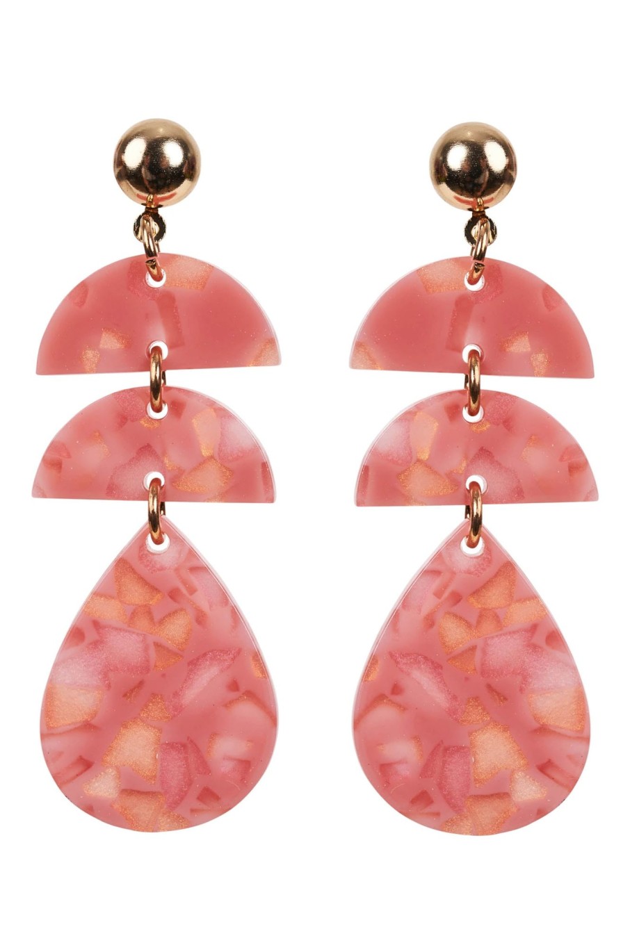 Accessories eb&ive Earrings | Elan Drop Earring - Lychee