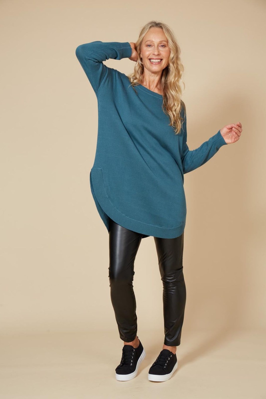 Clothing eb&ive Jumpers | Cleo Jumper - Teal