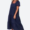 Clothing eb&ive Maxi Dresses | La Vie Pintuck Maxi - Sapphire